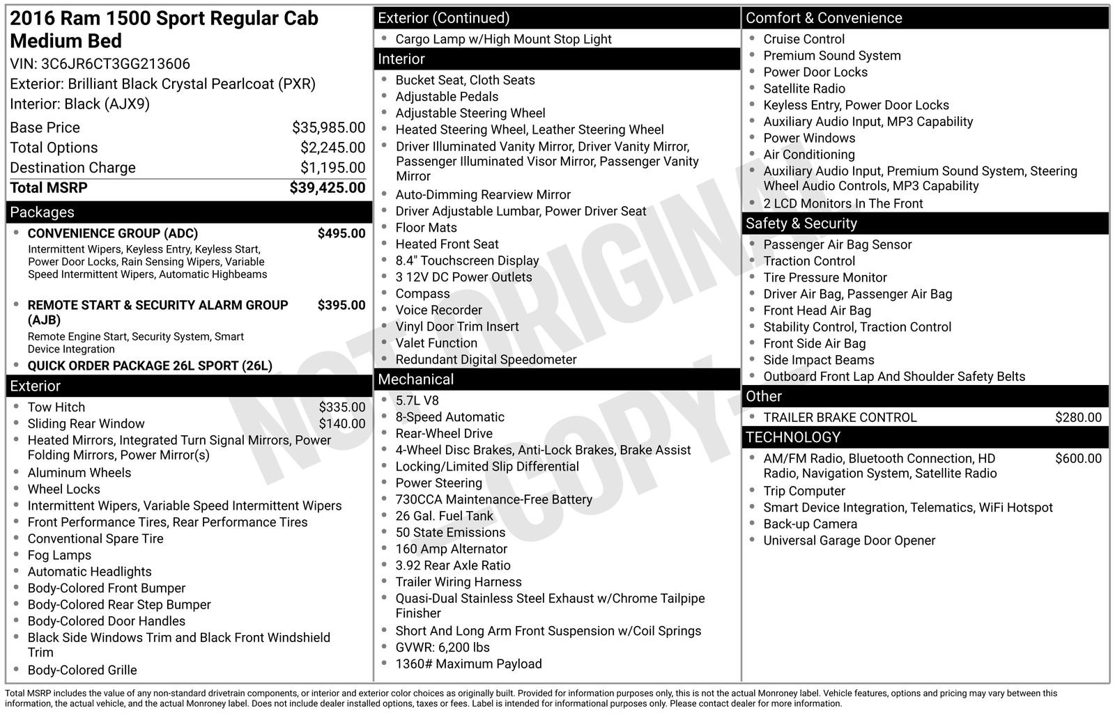 ram ram 1500 pickup 2016 3C6JR6CT3GG213606 image ram ram 1500 pickup 2016 3C6JR6CT3GG213606 image